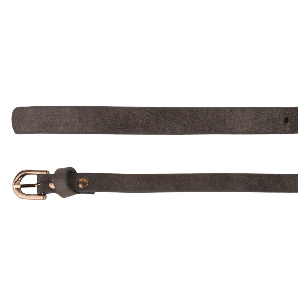 Faux Leather Belt (Grey)