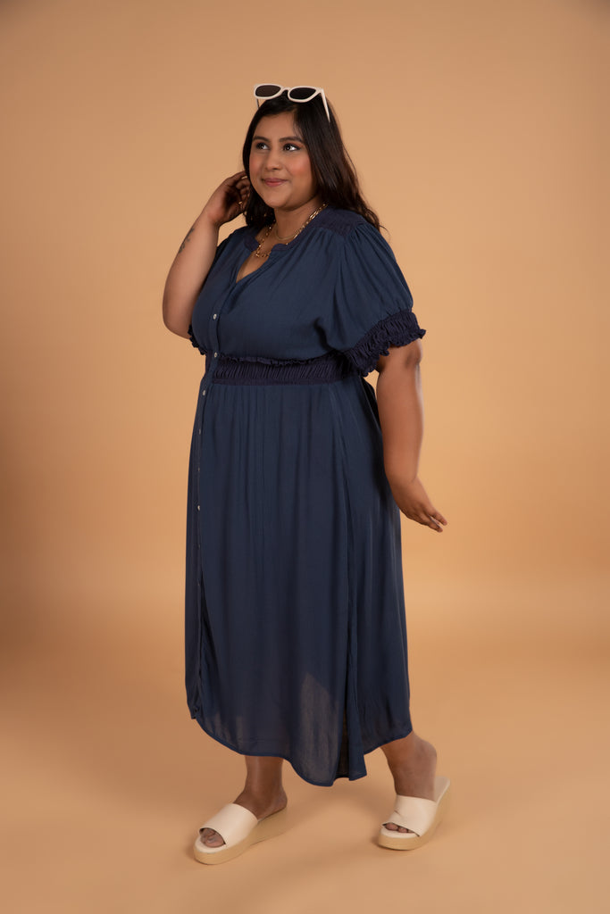 Summer Dress (Navy Blue)