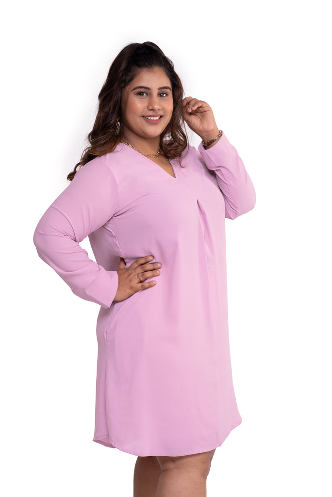 Casual Beach Dress (Pink)