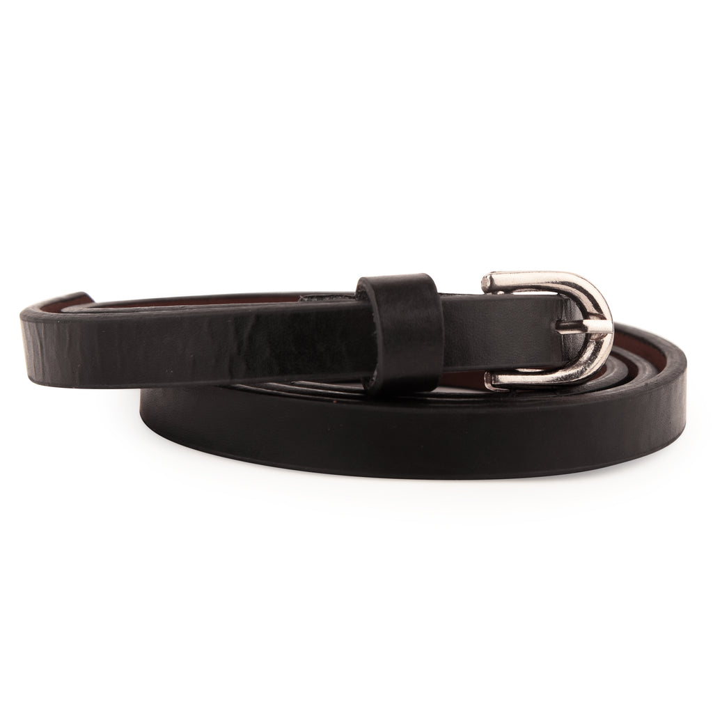 Faux Leather Belt (Black)